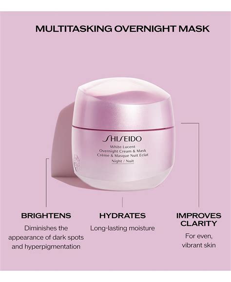 Shiseido 4-Pc. White Lucent Brighter Nights Skincare Set - Macy's