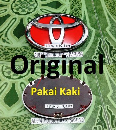 Jual Emblem Grill Logo Depan Toyota Grand New Avanza 2O15 2016 Hilux