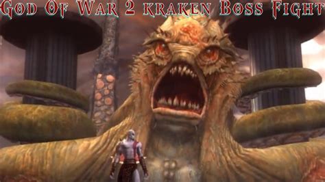 God Of War 2 Kraken Boss Fight Youtube