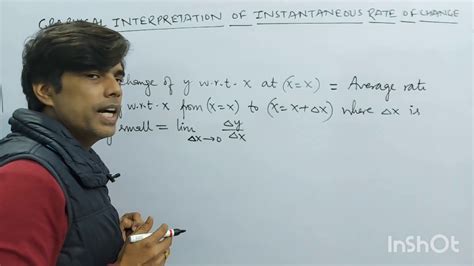 Rate Of Change Lecture 11 Graphical Interpretation Of Instantaneous