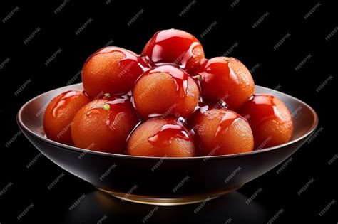 Premium Photo Tasty Gulab Jamuns On White Background