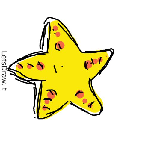 How To Draw Starfish Learn To Draw From Other LetsdrawIt Players