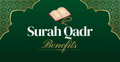 Benefits Of Surah Qadr Qirat Quran Online