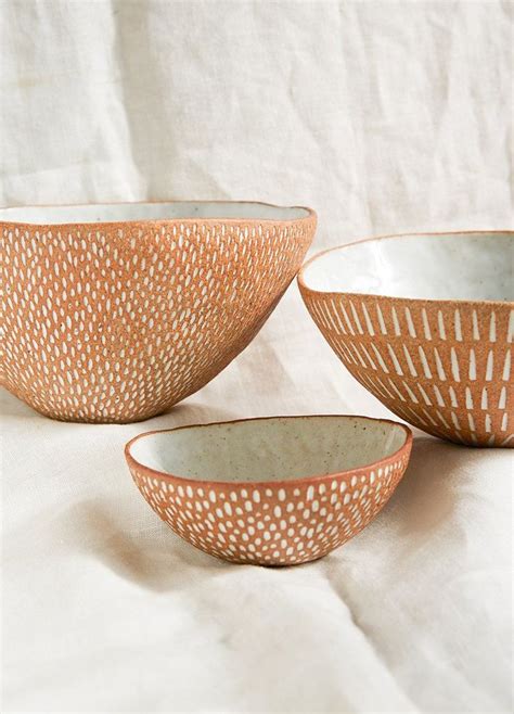 Gina Zycher Carved Pinch Bowls Bowls Carved Pinch Zycher