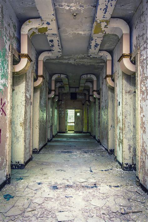 Abandoned Insane Asylum Hallway