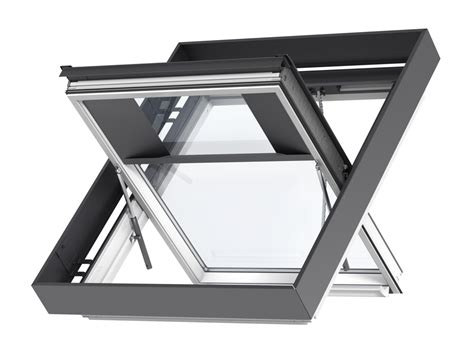 Velux Ggl Triple Glazed Smoke Vent Acrylic Coated Centre Pivot Pitched