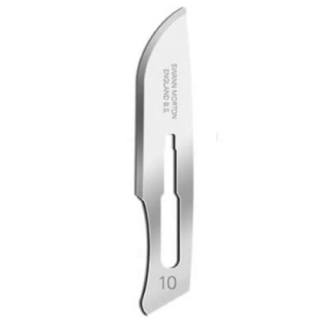 Swann Morton C Steel Surgical Blades No 10 Sterile 100pk LavaDent