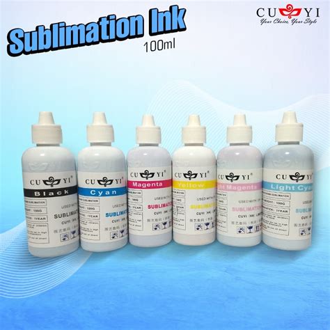 CUYI Sublimation Ink 100ml Compatible With Inkjet Printer For Modified