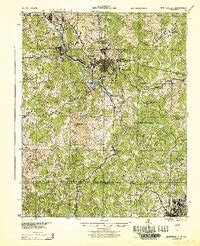 Map of Martinsville, Henry County, VA in 1944 | Pastmaps