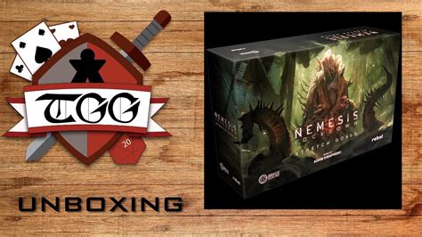 Nemesis Lockdown Stretch Goals Board Game Unboxing YouTube