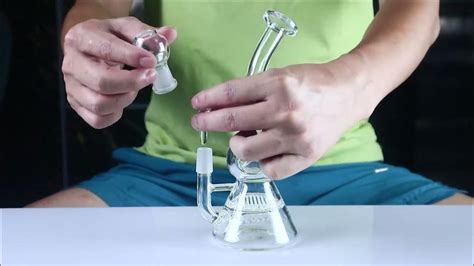 Nadia Glass Honeycomb And Ball Percolator Bong Youtube