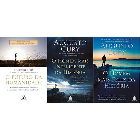 Kit 3 Livros Augusto Cury O Futuro Da Humanidade O Homem Mais