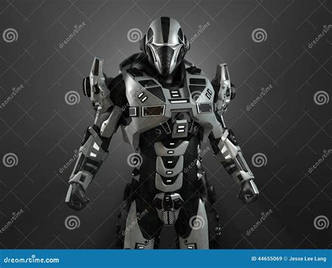 Advanced Super Soldier Stock Illustration Illustration Of Concept