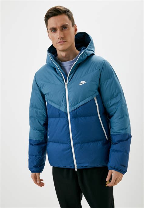 Пуховик Nike M NSW SF WINDRUNNER HD JKT, цвет: синий, RTLAAY090801 ...
