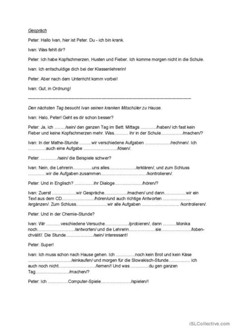 Eine Geschichte Erz Hlen Deutsch Daf Arbeitsbl Tter Pdf