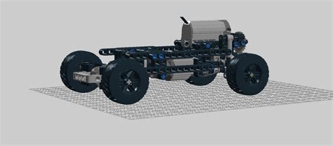 Lego Moc Lego® Technic Small Rc Chassis By Technicfan S Corner Rebrickable Build With Lego