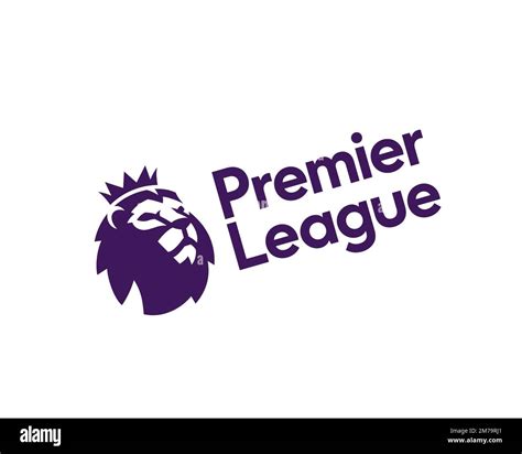 Premier League Rotated Logo White Background Stock Photo Alamy