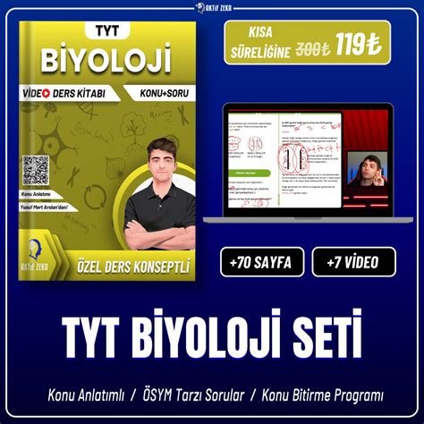 TYT Biyoloji Paketi Aktif Zeka Derecenin Notları