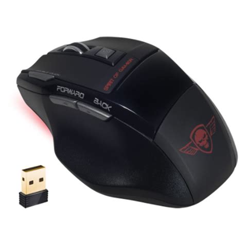 Spirit of Gamer PRO-M9 Wireless Gaming Mouse - Black - tejarra.com