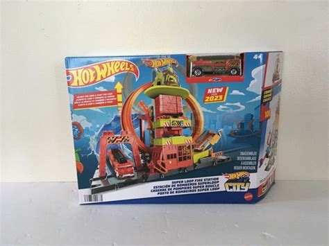 Mattel Hot Wheels Super Loop Fire Station Set UPC Mysite