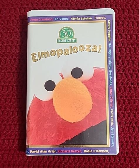 Sesame Street Elmopalooza Vhs 1998 74644944136 Ebay