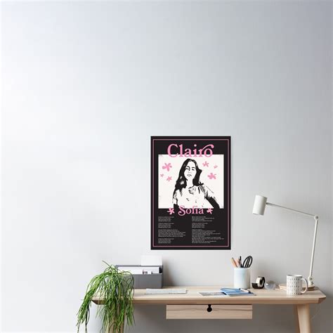 "Clairo - Sofia Lyrics" Poster for Sale by carolyn-castro | Redbubble