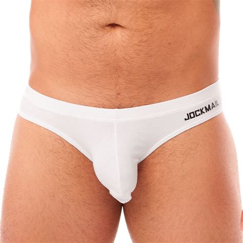 Bikini Jockmail Liso Blanco Menslook Mx