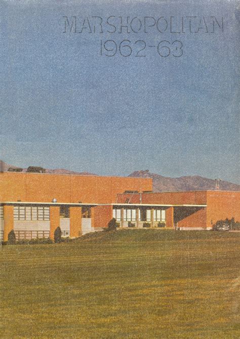 1963 Yearbook From Marsh Valley High School From Arimo Idaho For Sale