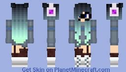 Cute Girl W/ Glasses Minecraft Skin