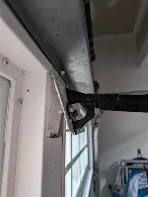 Garage Door Arm Is Pulling Away From The Actual Door Rdiy