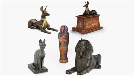 3d Egyptian Tomb Treasures Turbosquid 1763140