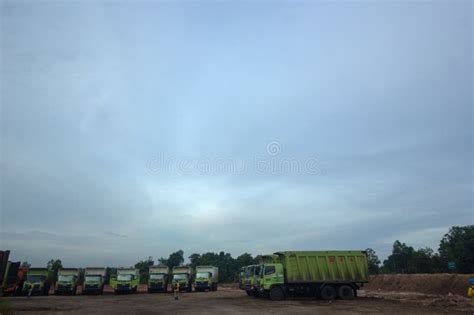 Coal Transport Truck In The Mine Stock Image Image Of Excavate Road