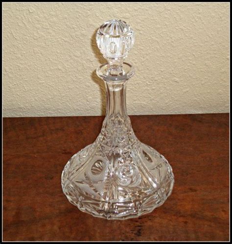 Vintage Crystal Whiskey Decanter