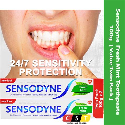 Sensodyne Toothpaste Fresh Mint Twin Pack 100g X 2 Shopee Malaysia