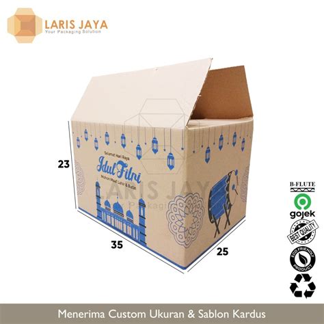 Jual Kardus Lebaran Box Parcel Sembako Dus Hampers Idul Fitri