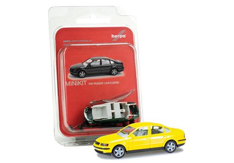 Herpa Herpa Minikit Vw Passat Limousine Gelb