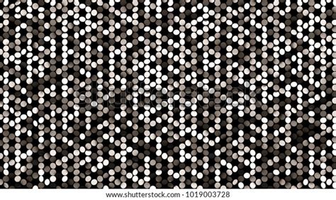 Beautiful Black Background Silver Glitter 3d Stock Illustration