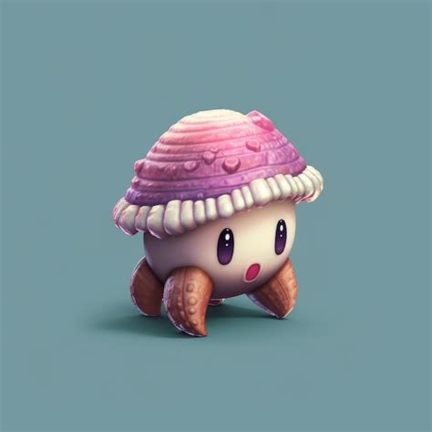 Premium Ai Image Creating A Cute Clam Character With Pixel Art In