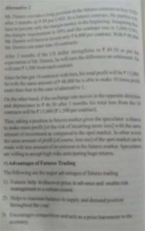 SOLUTION: Differences between forwards and futures - Studypool