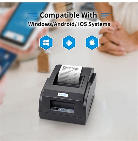 Xprinter XP 58IIL 58mm Desktop Thermal Tickets Printer USB Bluetooth