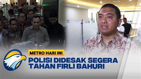 Polisi Didesak Untuk Tahan Firli Youtube