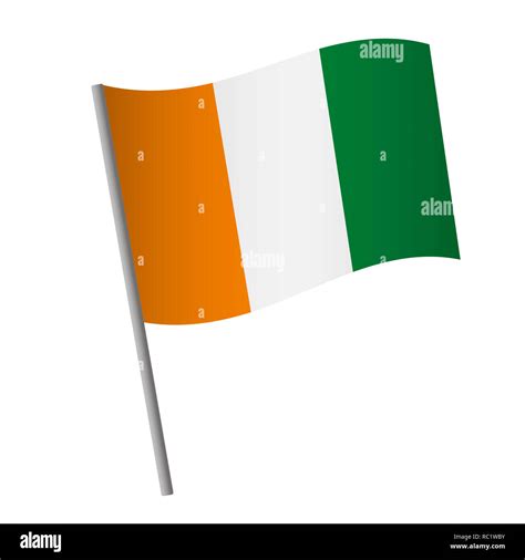 Cote D Ivoire Ivory Coast Flag Icon National Flag Of Cote D Ivoire