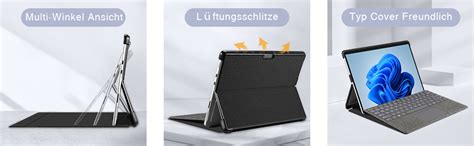 Fintie H Lle F R Microsoft Surface Pro Zoll Business Schutzh Lle