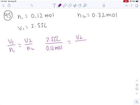 SOLVED A 0 12 Mole Sample Of Nitrogen Gas Occupies A Volume Of 2 55