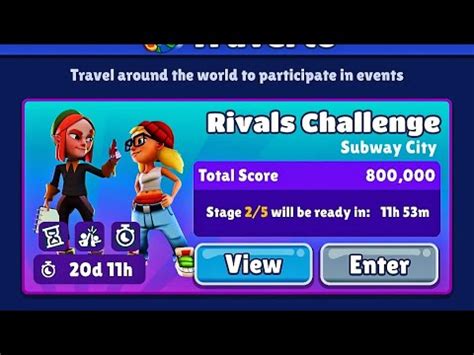 Subway Surfers London Rivals Challenge Stage 1 Completed Gameplay