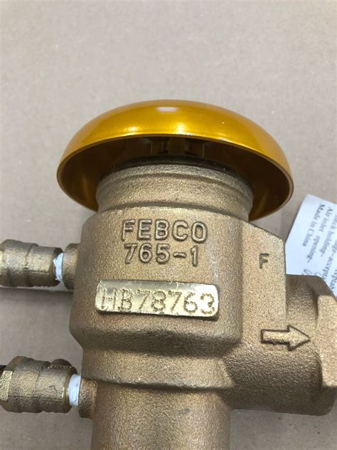 Febco Series 765 1 In Bronze Pressure Vacuum Breaker Backflow Preventer Ebay