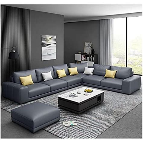 Nordic Style Luxury Furniture Sofa Set Corner Sofa L Shaped Sofa Grey