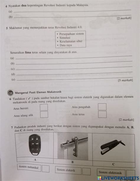 Kuiz 2 Online Exercise For Live Worksheets