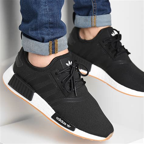 Adidas Originals Baskets Nmd R1 Primeblue Gz9257 Core Black Gum 2