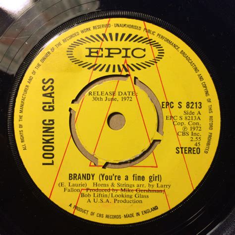 Looking Glass Brandy You Re A Fine Girl One By One 1972 4 Prong Vinyl Discogs